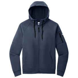 Nike NKFD9859 Therma-FIT Pocket Full-Zip Fleece Hoodie - Navy