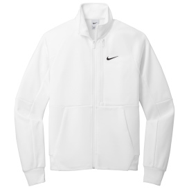 Nike NKFD9891 Full-Zip Chest Swoosh Jacket - White