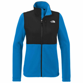 The North Face NF0A8BUR Ladies Highest Peak Full-Zip Fleece Jacket - Hero Blue/NF Black