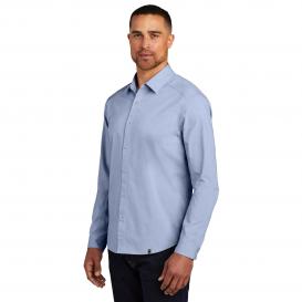 OGIO OG1002 Commuter Woven Shirt - Metal Blue Heather