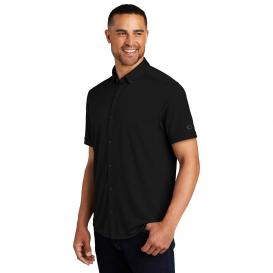OGIO OG141 Gravitate Full-Button Polo - Blacktop
