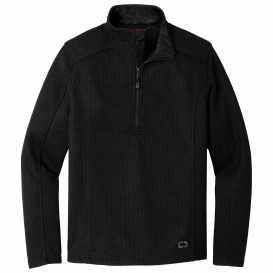 OGIO OG729 Grit Fleece 1/2-Zip - Blacktop