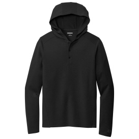 OGIO OG826 Luuma Flex Hooded Henley - Blacktop