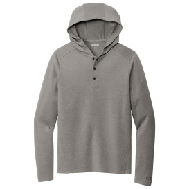 OGIO OG826 Luuma Flex Hooded Henley - Petrol Grey Heather