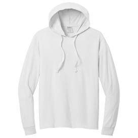 Port & Company PC099H Beach Wash Garment-Dyed Pullover Hooded Tee - White