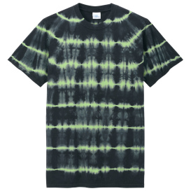 Port & Company PC142 Tie-Dye Tee - Green Tea/Black
