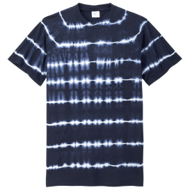 Port & Company PC142 Tie-Dye Tee - True Navy/White