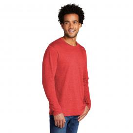 Port & Company PC330LS Tri-Blend Long Sleeve Tee - Bright Red Heather