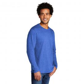 Port & Company PC330LS Tri-Blend Long Sleeve Tee - Heather Royal
