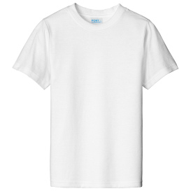 Port & Company PC330Y Youth Tri-Blend Tee - White