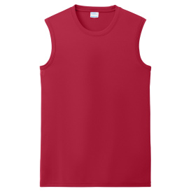Port & Company PC380SL Performance Sleeveless Tee - Red