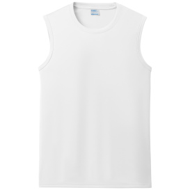 Port & Company PC380SL Performance Sleeveless Tee - White