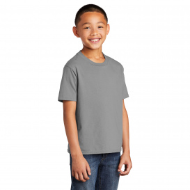 Port & Company PC450Y Youth Fan Favorite Tee - Medium Grey