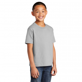 Port & Company PC450Y Youth Fan Favorite Tee - Silver
