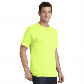 Port & Company PC54T Tall Core Cotton Tee - Neon Yellow