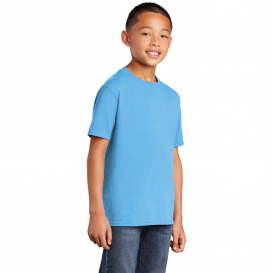 Port & Company PC54YDTG Youth Core Cotton DTG Tee - Aquatic Blue