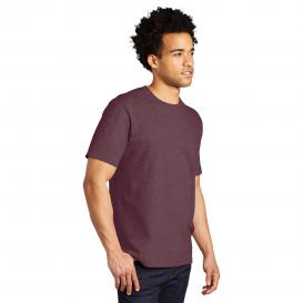 Port & Company PC600 Bouncer Tee - Heather Athletic Maroon