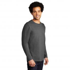 Port & Company PC600LS Long Sleeve Bouncer Tee - Dark Heather Grey