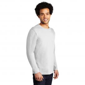 Port & Company PC600LS Long Sleeve Bouncer Tee - White