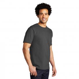 Port & Company PC600P Bouncer Pocket Tee - Coal Grey