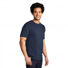 Port & Company PC600P Bouncer Pocket Tee - Navy Blue