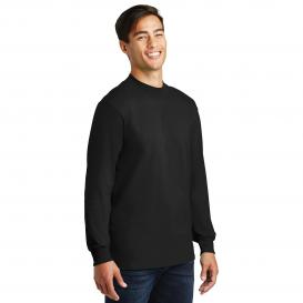 Port & Company PC61M Essential Mock Turtleneck - Jet Black | Full Source