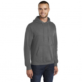 Port & Company PC78H Core Fleece Pullover Hooded Sweatshirt - Graphite Heather