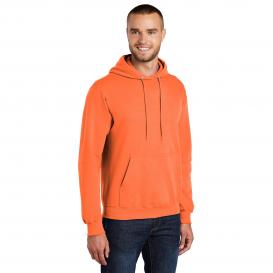Port & Company PC78H Core Fleece Pullover Hooded Sweatshirt - Neon Orange