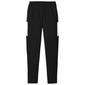 Sport-Tek PST800 Travel Pants - Black/White