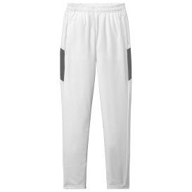Sport-Tek PST800 Travel Pants - White/Iron Grey