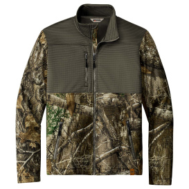 Russell Outdoors RU601 Realtree Atlas Colorblock Soft Shell - Cargo Brown/Realtree Edge
