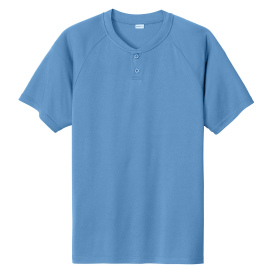 Sport-Tek ST359 PosiCharge Competitor 2-Button Henley - Carolina Blue