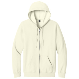 Gildan SF600 Midweight Fleece Full-Zip Hooded Sweatshirt - Off White