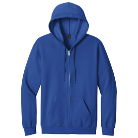 Gildan SF600 Midweight Fleece Full-Zip Hooded Sweatshirt - Royal