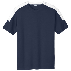Sport-Tek ST100 Competitor United Crew - True Navy/White