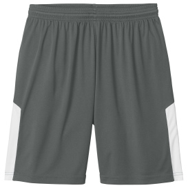 Sport-Tek ST103 Competitor United 7" Shorts - Iron Grey/White