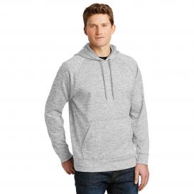 Sport-Tek ST225 PosiCharge Electric Heather Fleece Hooded Pullover - Silver Electric