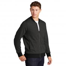 Sport-Tek ST274 Lightweight French Terry Bomber - Heather Black