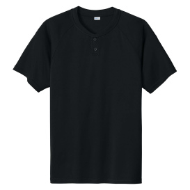 Sport-Tek ST359 PosiCharge Competitor 2-Button Henley - Black