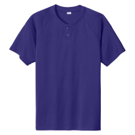 Sport-Tek ST359 PosiCharge Competitor 2-Button Henley - Purple