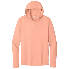 Sport-Tek ST420LSH Posi-UV Pro Long Sleeve Hoodie - Soft Coral | Full ...