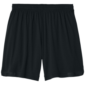 Sport-Tek ST442 Club 7" Shorts - Black/Black