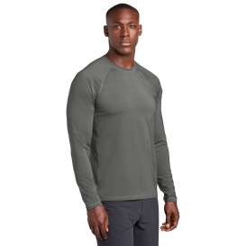 Sport-Tek ST470LS Long Sleeve Rashguard Tee - Dark Smoke Grey