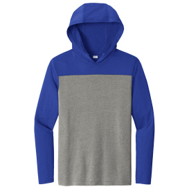 Sport-Tek ST6044 Halftime Long Sleeve Hoodie - True Royal/Vintage Heather