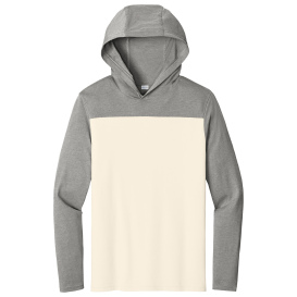 Sport-Tek ST6044 Halftime Long Sleeve Hoodie - Vintage Heather/Ecru