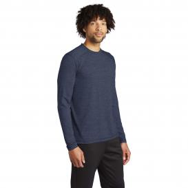 Sport-Tek ST710 Exchange 1.5 Long Sleeve Crew Tee - Dark Denim Heather