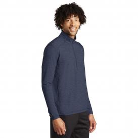 Sport-Tek ST711 Exchange 1.5 Long Sleeve 1/2-Zip Pullover - Dark Denim Heather