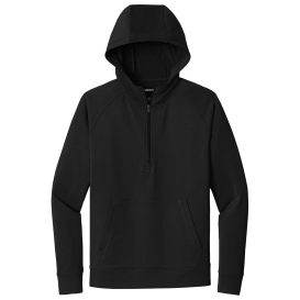 Sport-Tek ST856 Sport-Wick Stretch 1/2-Zip Hoodie - Black