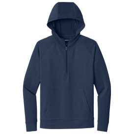 Sport-Tek ST856 Sport-Wick Stretch 1/2-Zip Hoodie - True Navy