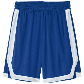 Sport-Tek ST901 Rival Basketball 7" Shorts - True Royal/White